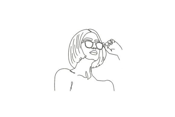 A Woman with Glasses Embroidery Review