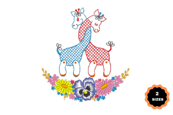 Beautiful Giraffes Embroidery Review
