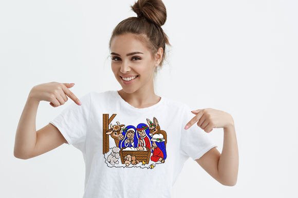 Birth of Child Jesus Embroidery Design Review