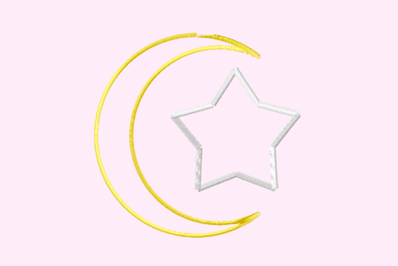 Celestial Charm: Applique Crescent Moon and Star Review