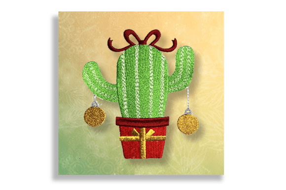 Christmas Cactus Gift Embroidery Review