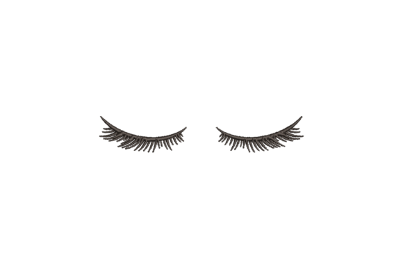 Eye Lashes Embroidery Design Review
