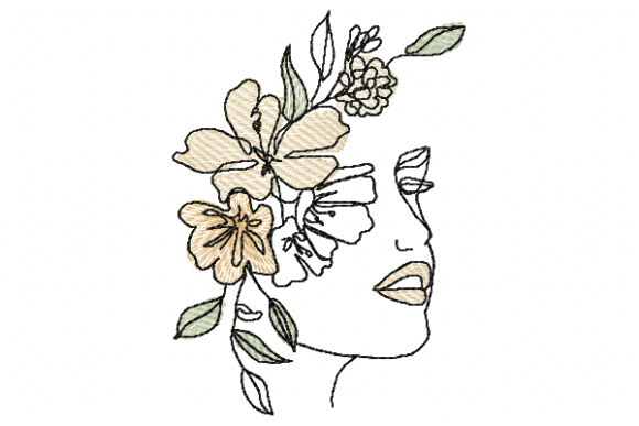 Flowers Face Embroidery Review