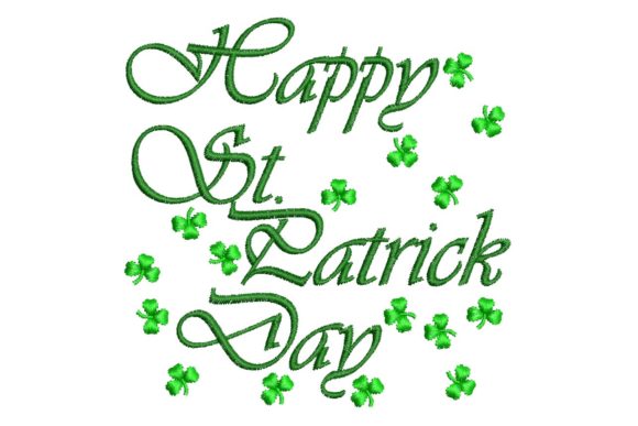 Happy St Patrick Day Embroidery Review
