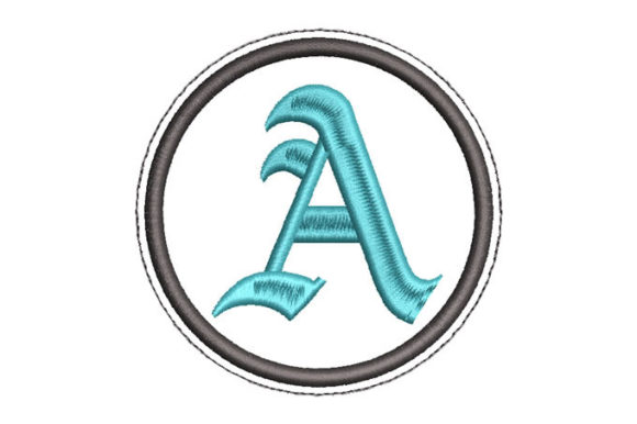 Letter a in Gothic Font