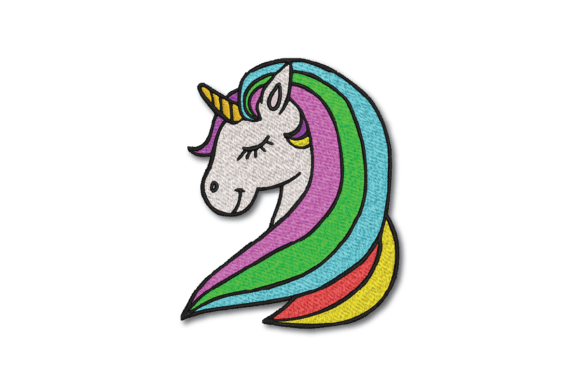 Unicorn Rainbow Head Embroidery Review